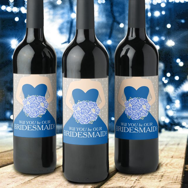 La mariée sera-t-elle notre femme étiquette de vin (Créateur téléchargé)