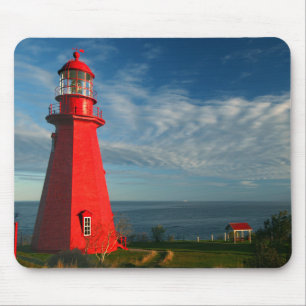 La Martre Lighthouse Matane On The Gaspe Mouse Pad