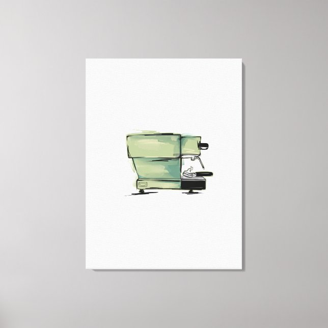 La marzocco coffee canvas print (Front)