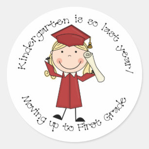 La maternelle Est Si Dernière Année Sticker (Fille