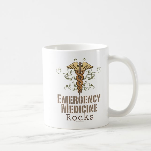 La médecine de secours bascule la tasse (Droite)