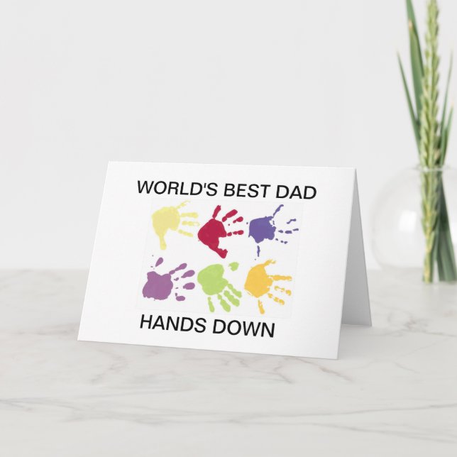 La meilleure carte papa du monde (Devant)