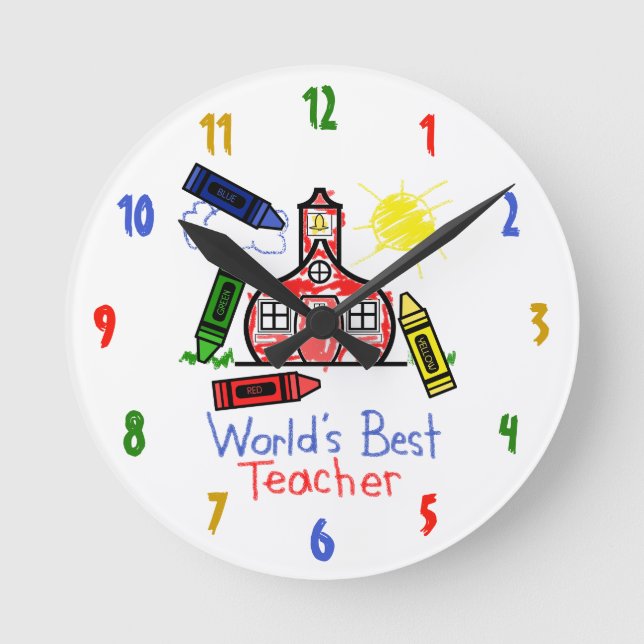La meilleure horloge du monde pour les enseignants (Recto)