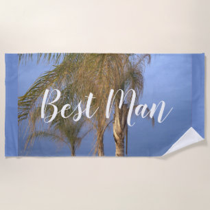 La meilleure serviette de plage de palmiers