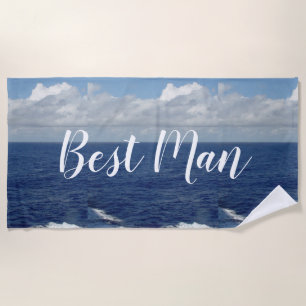 La meilleure serviette de plage de ressacs d'homme