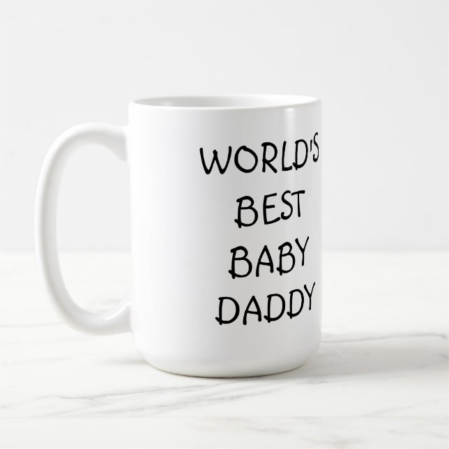 La meilleure tasse de café de papa du bébé du (Gauche)