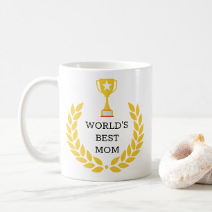 La meilleure tasse de café de trophée de la mama