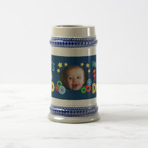 La meilleure tasse de photo de papa de fête des
