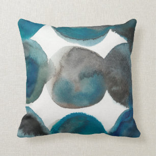 La Mer - Circles Throw Pillow