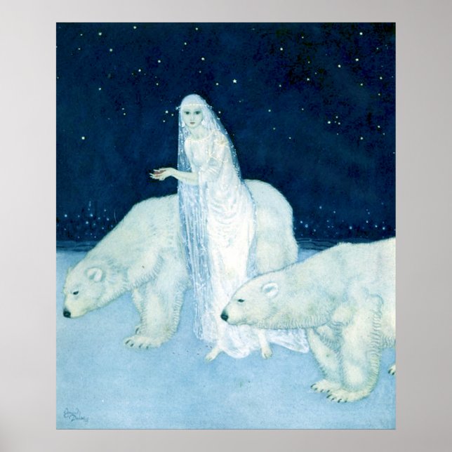 La mer des glaces par Edmund Dulac Poster (Devant)
