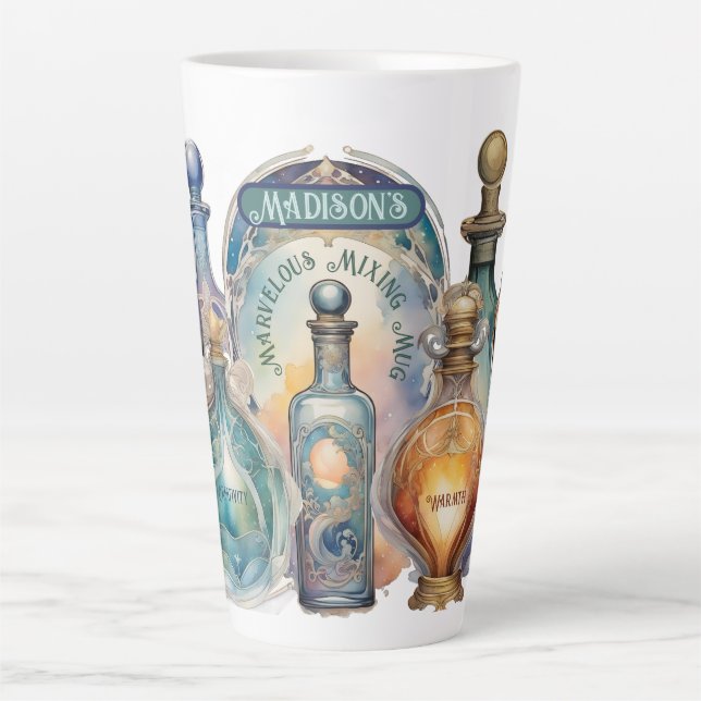 La merveilleuse Mug Latte Mélangée De Potion (Devant)