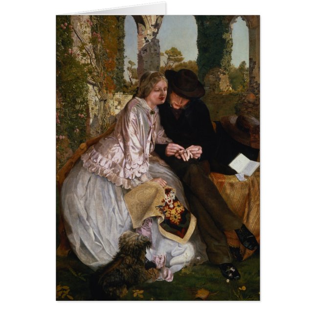 La mesure pour l'anneau de mariage, 1855 (Devant)