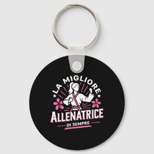 La Migliore Allenatrice Idee Regalo Maestra Karate Keychain