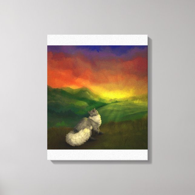 La minina de los cielos canvas print (Front)