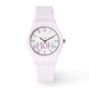 La montre d'art d'orchidée de la maman la plus