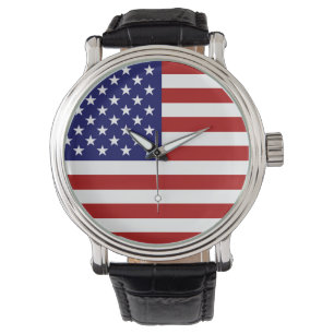 La montre du drapeau américain
