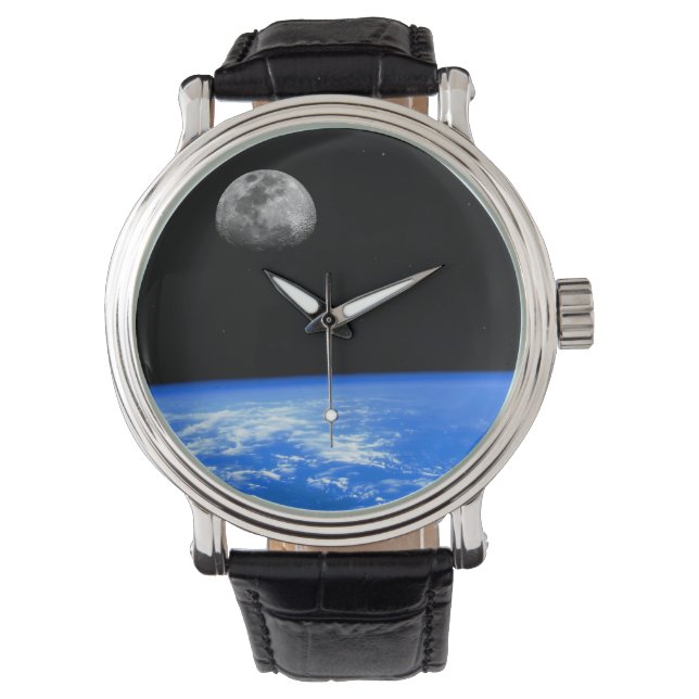 La Montre du poignet Terre et Lune (devant)