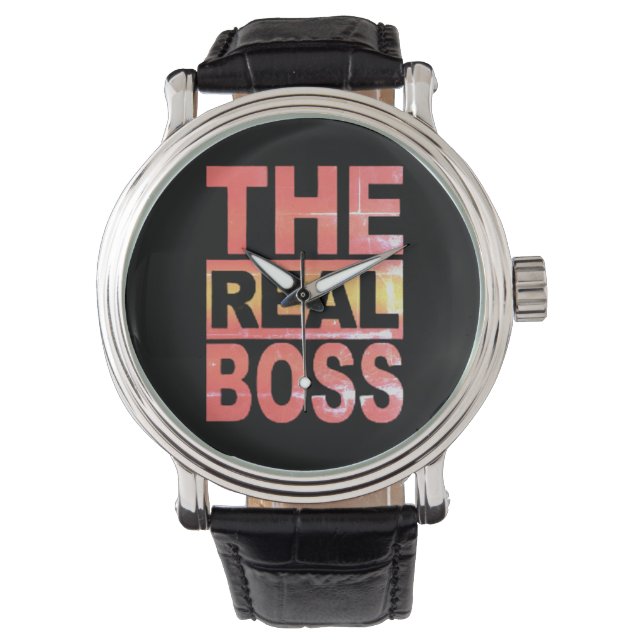 La montre Real Boss (devant)