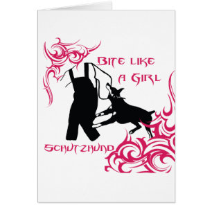 La morsure aiment une fille