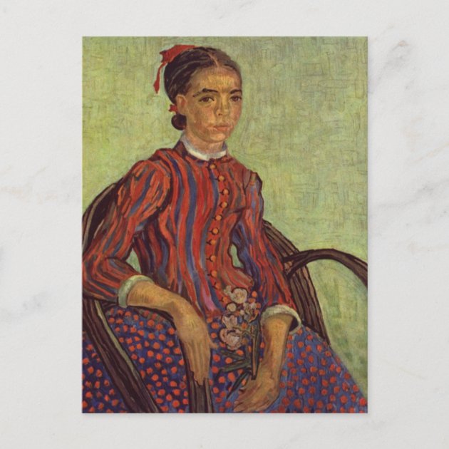 La Mousme - Vincent Van Gogh Postcard | Zazzle