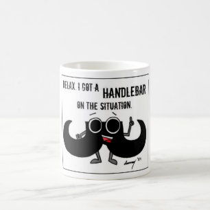 La moustache "A OBTENU un GUIDON tasse SUR
