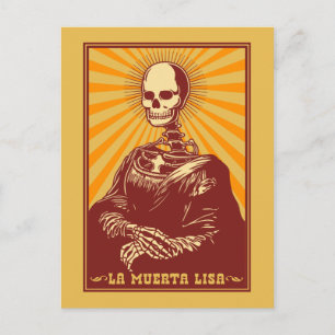 La Muerta Lisa Postcard