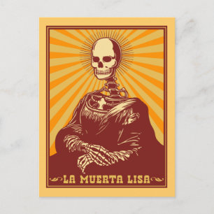 La Muerta Lisa Postcard