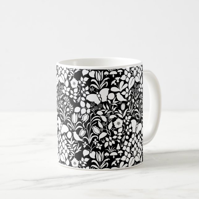 La Mug à café Fleur sauvage de Voysey (Devant droit)