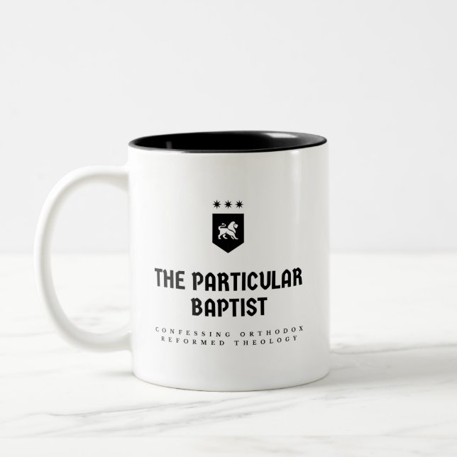 La Mug bicolore baptiste particulière (Gauche)