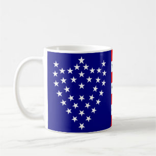 La Mug de café du drapeau de bataille du généra