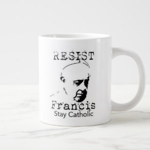 La Mug de café du pape. Résiste à la disparition d