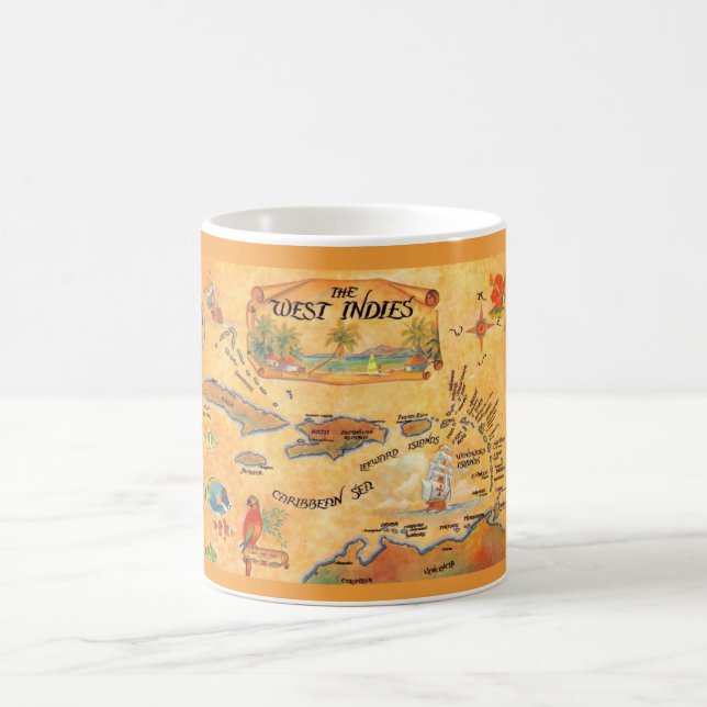 La Mug de la carte des Caraïbes (Centre)