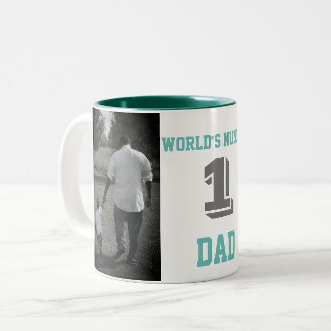 La Mug de la Fête du Père numéro un du monde (Devant gauche)