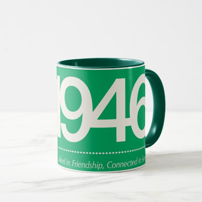La Mug de l'amitié et du service (Devant droit)