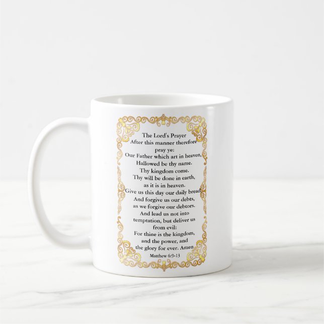 La Mug de prière du Seigneur (Gauche)