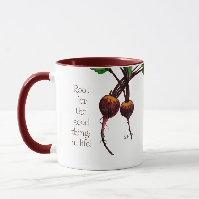 La Mug des betteraves du jardinier (Gauche)