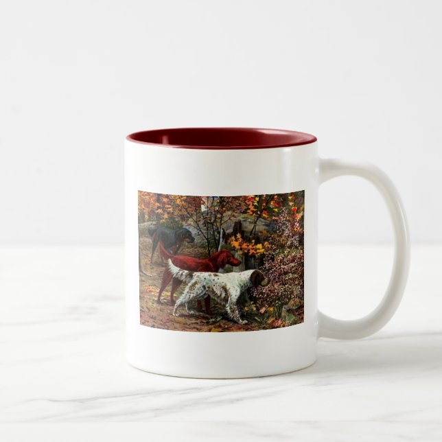 La Mug En Céramique Deux Tons Des Trois Réglages (Droit)