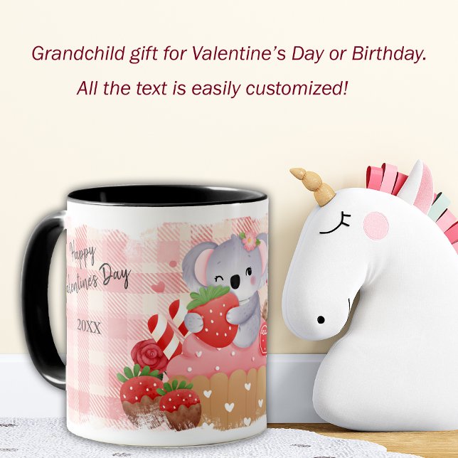 La Mug Valentine de Koala Bear Cupcake Kid (Créateur téléchargé)