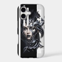 "La Muse Cyber‑Gothique", Coque Apple iPhone 17