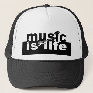 La musique est casquette de vie - choisissez la co