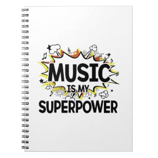 La musique est mon carnet rouge et jaune de la
