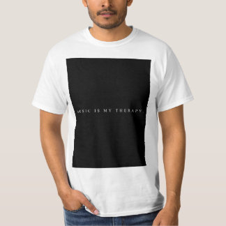 La musique est mon T-shirt de thérapie (blanc)