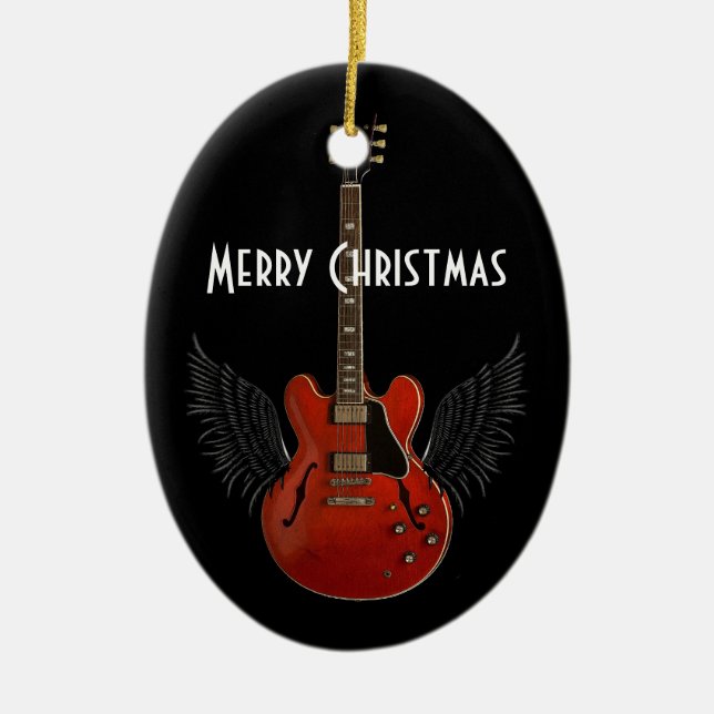 La musique est ornement de Noël de ciel (Devant)