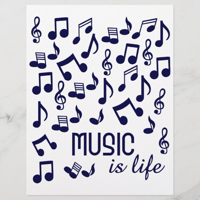 La musique est un prospectus (Devant)