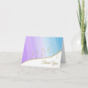 La musique note le Merci