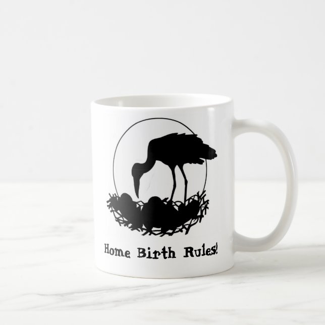 La naissance à la maison ordonne la tasse (Droite)
