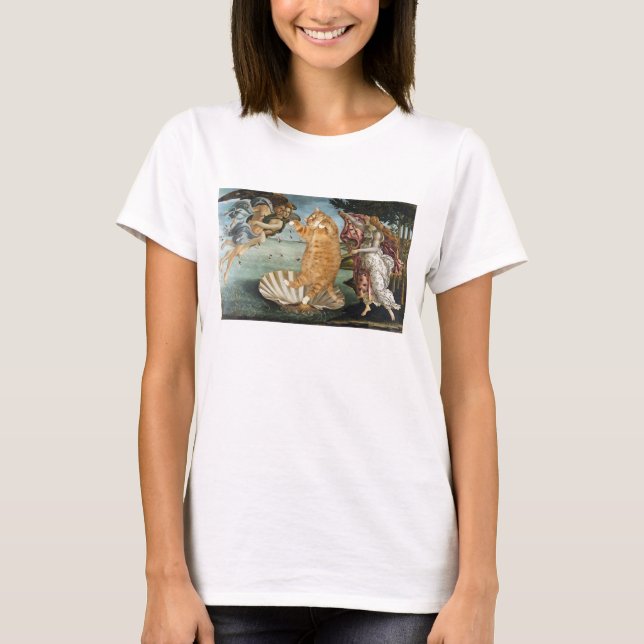 La naissance de la parodie de Vénus - le T-shirt (Devant)