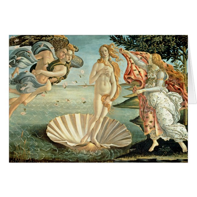 La naissance de Vénus, c.1485 (tempera sur la (Devant horizontal)