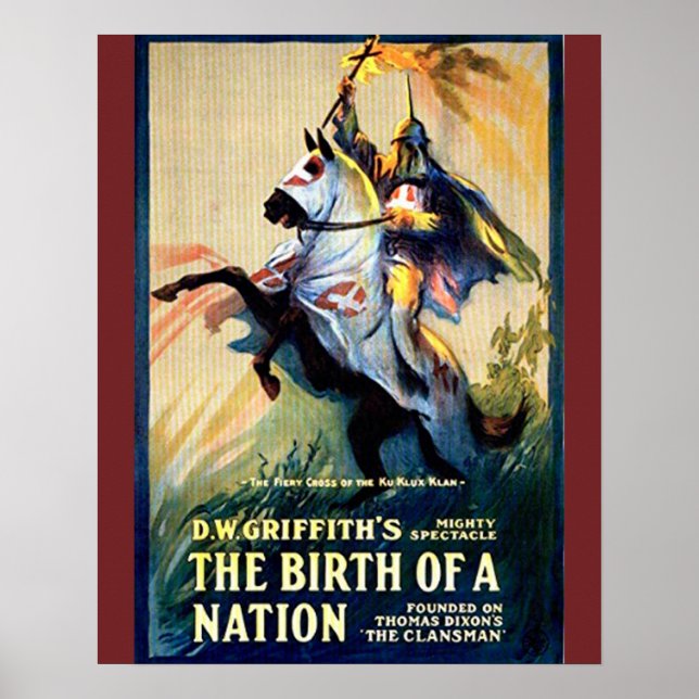 La naissance d'une nation (1915) Poster du film Ma (Devant)