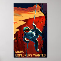 La NASA Recruitment Poster Explorers Wanted